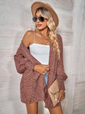 Fashion Leopard Lantern Sleeve Ladies Shirt