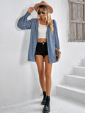 Fashion Leopard Lantern Sleeve Ladies Shirt