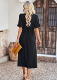 Trendy Button Up Slip Dress