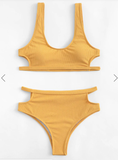 Yellow Padding Bikini Set