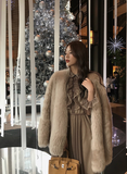 Long Sleeve White Chiffon Summer Dress