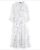 Ruffled Star Long Sleeve Dress