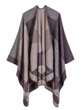 DIAMOND MUD DOTS GRADUALLY CASHMERE JACQUARD SHAWL
