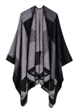 DIAMOND MUD DOTS GRADUALLY CASHMERE JACQUARD SHAWL