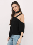 ONE SHOULDER FEMALE TEES CASUAL LOOSE T-SHIRT