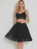 Black Mesh Sweet Tulle Tutu Skirt