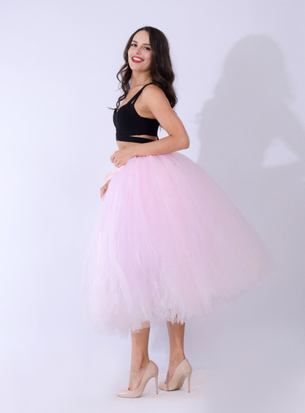 Light Pink Tulle Tutu Middle Skirt