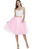 Pink 7 Layers Tulle Tutu Skirt