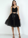 Black 7 Layers Tulle Tutu Skirt