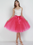 Fuchsia 7 Layers Tulle Tutu Skirt