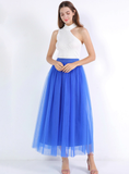 Royal Blue Tulle Tutu Skirt