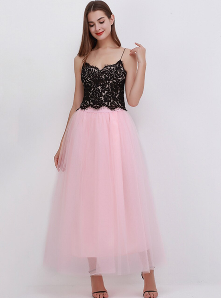Peach Pink Tulle Tutu Skirt