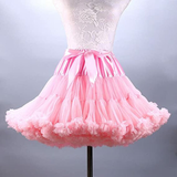 Pink Puffy Tulle Tutu Skirt