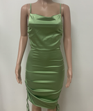 Solid Glitter Fashion Brief Dresses