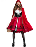 Adult Little Red Riding Hood Costume for Girl Dress Cloak