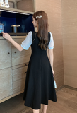 Black Aesthetic Party Summer Light Dress