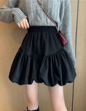 lovely summer women's retro pleated mini skirt