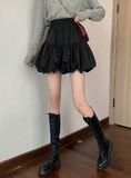 lovely summer women's retro pleated mini skirt