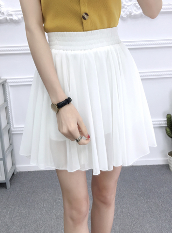 spring and summer Korean chiffon small fresh skirt skirt skirt floral skirt