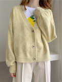 Autumn Winter Women Sweater Cardigans Oversize V neck Knit Cardigans