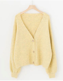 Autumn Winter Women Sweater Cardigans Oversize V neck Knit Cardigans