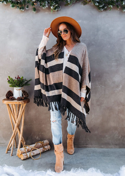 European and American Amazon Women's Large Size Fringe Sweater Sweater
