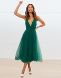 New Ladies Sexy Date Party Mesh Flowy Dress