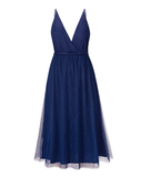 New Ladies Sexy Date Party Mesh Flowy Dress