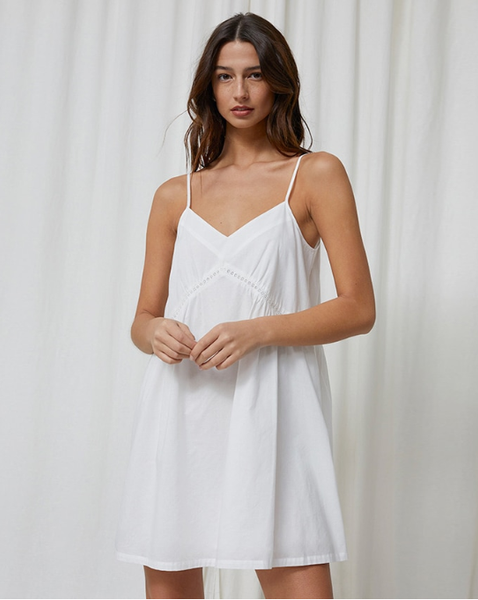 Strap Sexy White Dresses V Neck Summer Casual Home Nightwear Mini Cotton Sundress