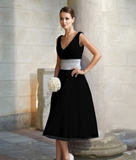 Summer Solid Sleeveless Waist Elegant Dress Clothing V Neck A Line Slim Dresses