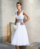 Summer Solid Sleeveless Waist Elegant Dress Clothing V Neck A Line Slim Dresses