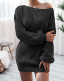 autumn and winter inclined collar casual pullover sweater multicolor knit bottoming shirt