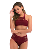 sexy mesh split swimsuit