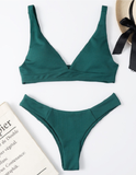 new rear strap triangle sexy split bikini