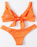 new rear strap triangle sexy split bikini