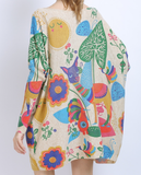 plus size sweater bat sleeve loose Amazon pullover printed sweater