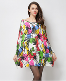 Spring Printed Sweaters New Women's Loose Household Clothing