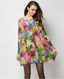 Spring Printed Sweaters New Women's Loose Household Clothing