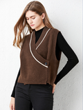 New Knitted Ladies Sweater Korean V-neck Loose Top
