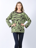 lazy wind round neck pullover sweater