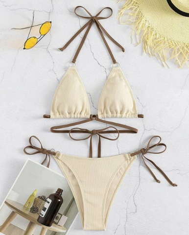 Sexy Ruffles Bikini Push-Up Pad Swimwear