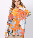 new fashion casual printing bottoming shirt