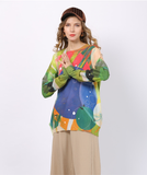 New Digital Printing Round Leading Knitwear