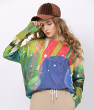 New Digital Printing Round Leading Knitwear