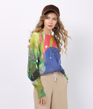 New Digital Printing Round Leading Knitwear