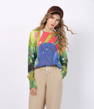 New Digital Printing Round Leading Knitwear