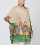 new sweater Fat mm cartoon print rabbit pullover