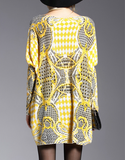 Long-sleeved sweater with one-neck fashion