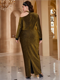 Fashion long Muslim dress plus size dress in Europe and America