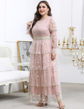 luxury elegant bridesmaid dinner dress long plus size dress